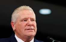 Ontario Premier Doug Ford speaks at a press conference in Ottawa, on Wednesday, Jan. 28, 2026. THE CANADIAN PRESS/Keito Newman